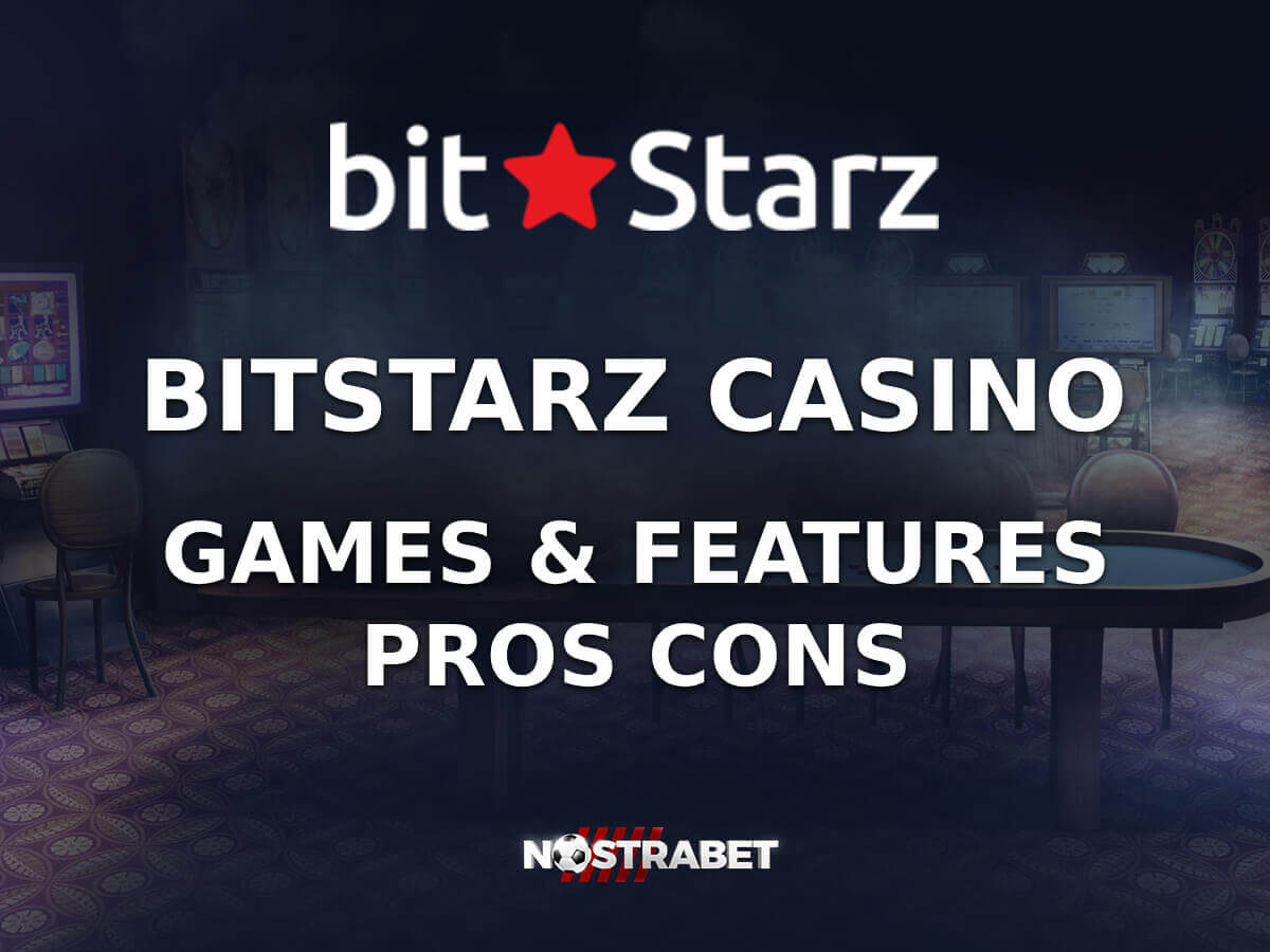 BitStarz casino lobby interface showing game categories and promotions