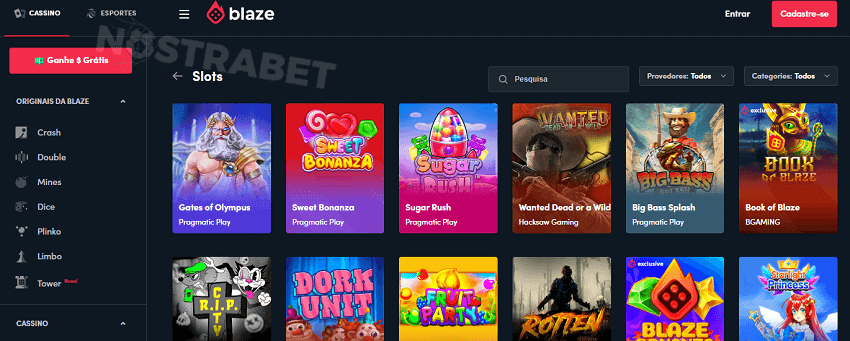 jogos disponíveis no blaze casino