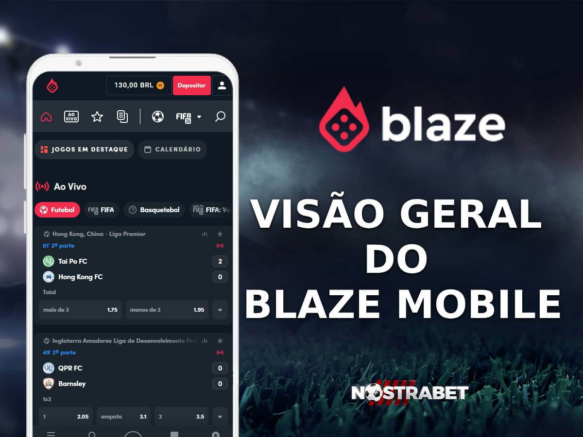 Aplicativo Blaze Apostas e Site Mobile