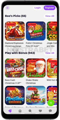 Boo casino mobile version