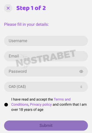 Boo casino registration