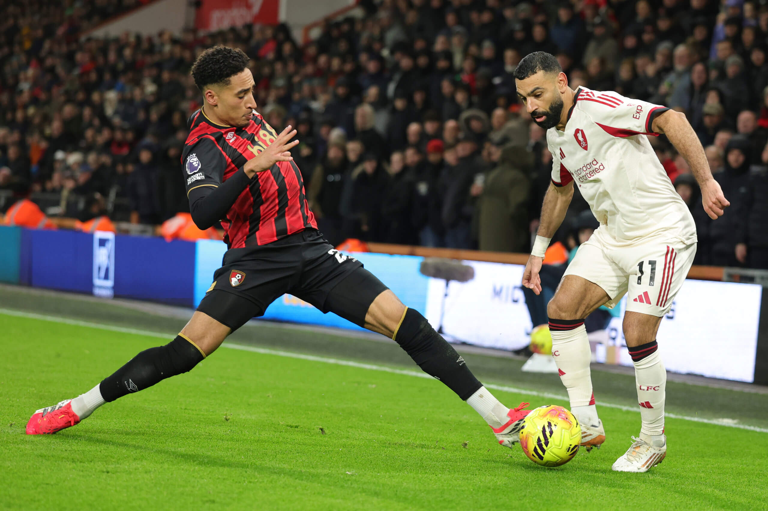 Джеймс Хил и Мохамед Салах