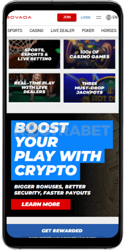 Bovada mobile play