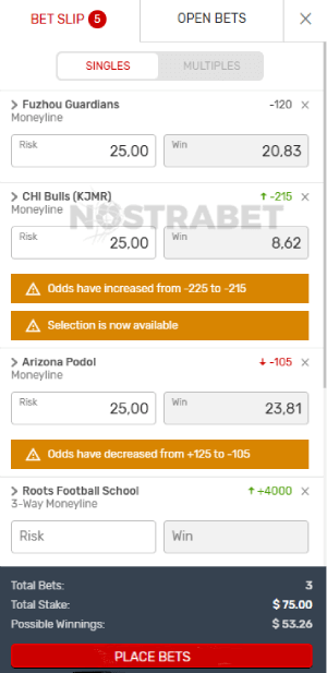 Bovada how to place bets