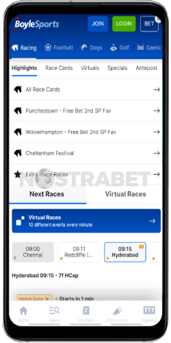 Boylesports Races on Android