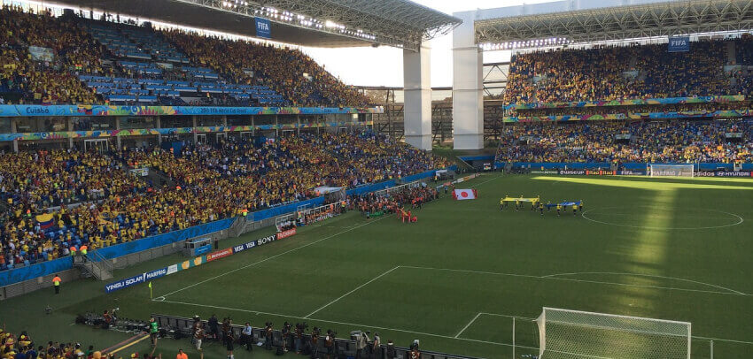 Estádio de futebol do Brasil