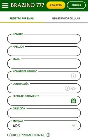 brazino777 pasos de registro