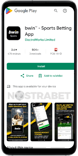 Download Bwin app for Android