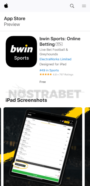 Schritte zur bwin iOS-App