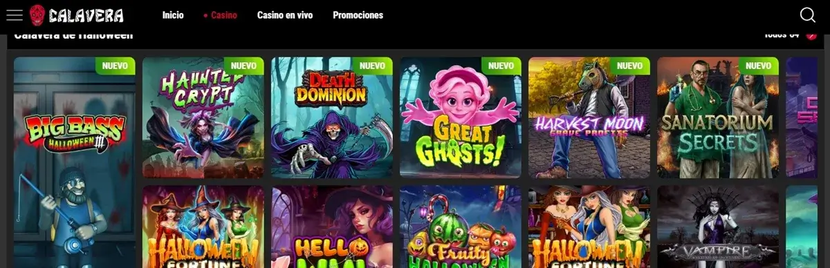 calavera juegos de casino