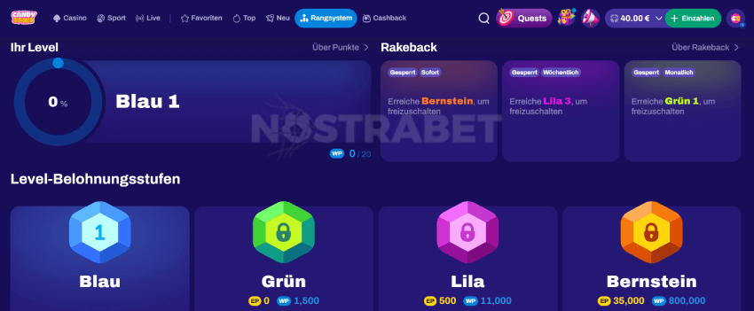 Candyspinz VIP-Programm