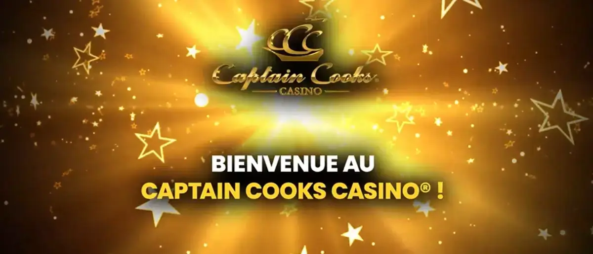 Captain Cooks bonus de bienvenue
