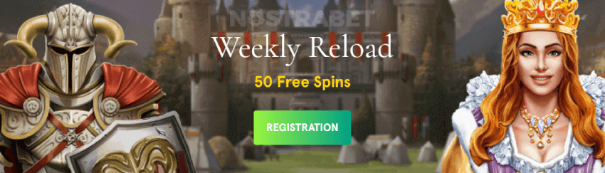 Casinia Casino Weekly Reload