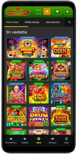 Casino Classic version mobile