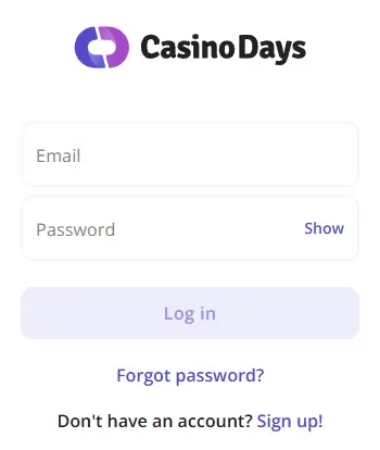 Casino Days Login