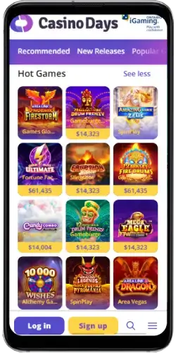 Casino days mobile play Ontario