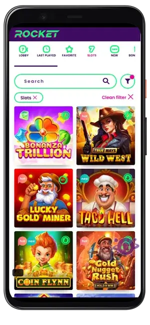casino rocket mobile app