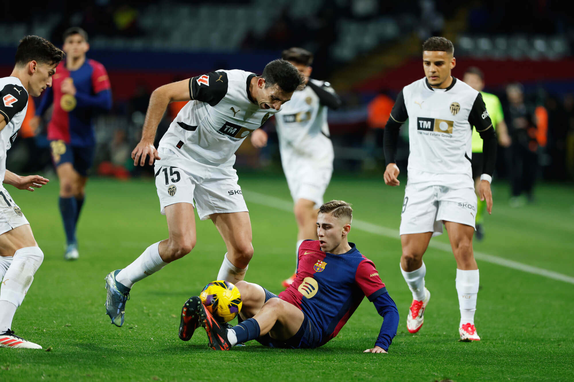 César Tárrega, jugador del Valencia