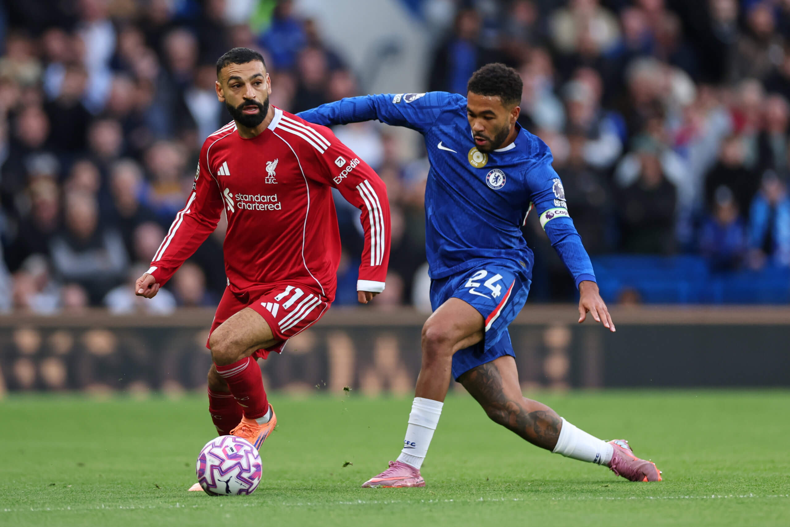 Рийс Джеймс и Мохамед Салах