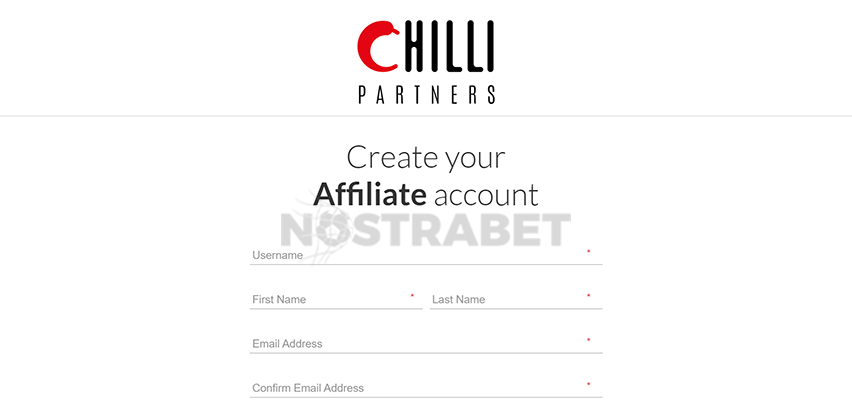 Chilli Partners Affiliate Registration