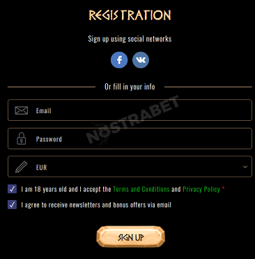 Cleopatra casino registration