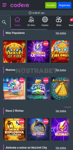 Codere casino movil