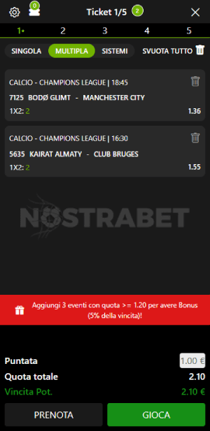 codere piazza una scommessa