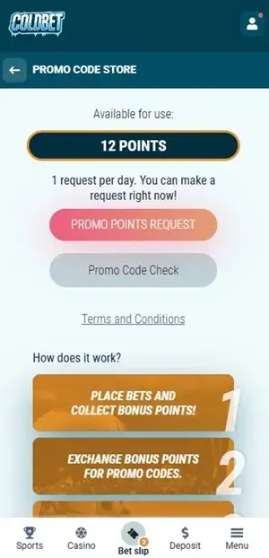coldbet promo code store
