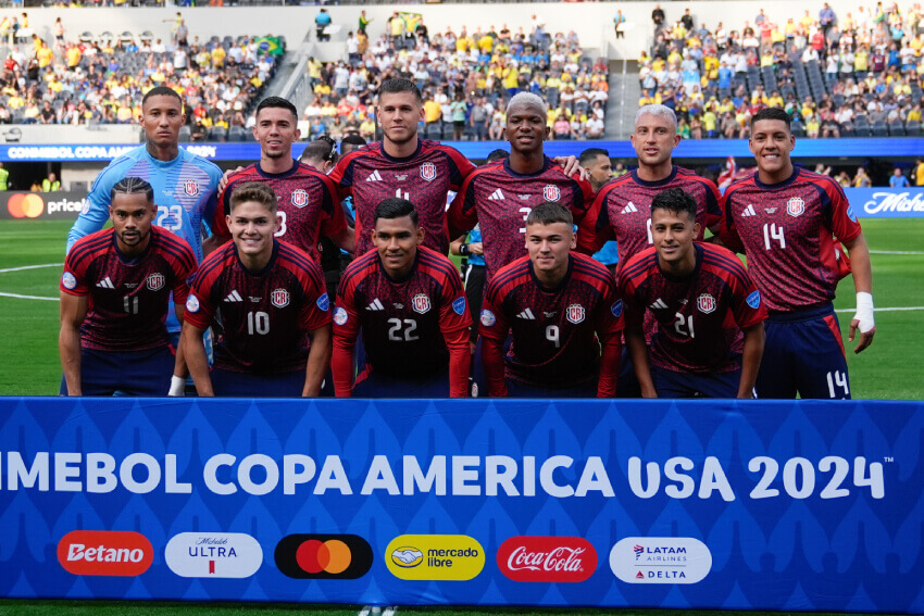 Jogadores da Costa Rica na Copa América 2024