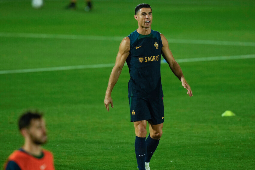 Cristiano Ronaldo Portugal training