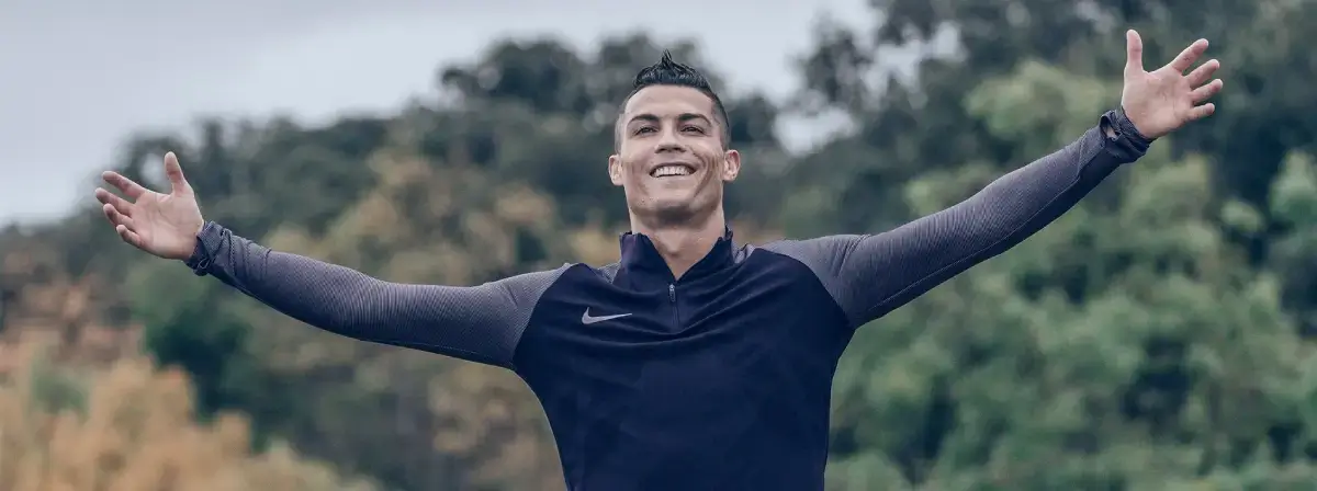 Cristiano Ronaldo training