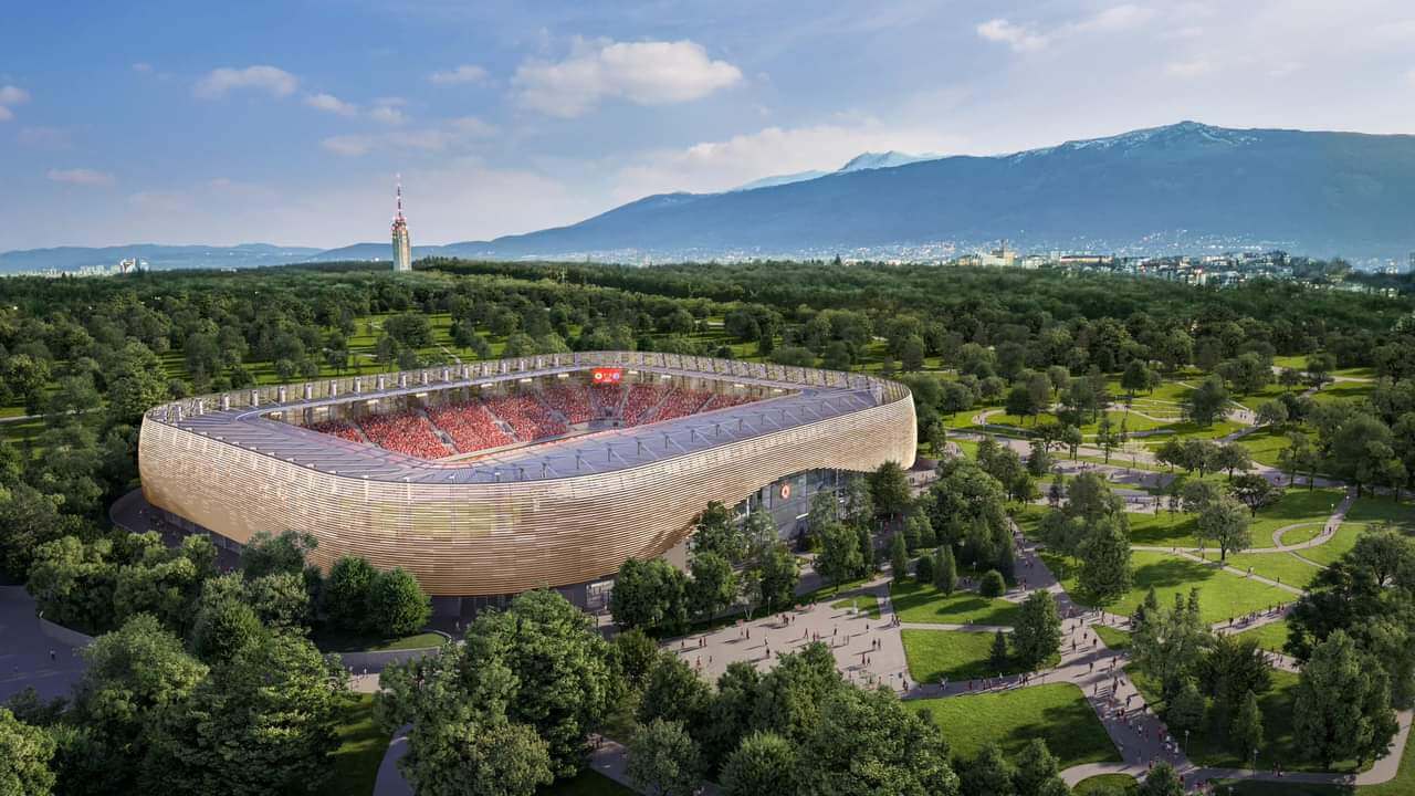 Stadion CSKA baru Angkatan Darat Bulgaria