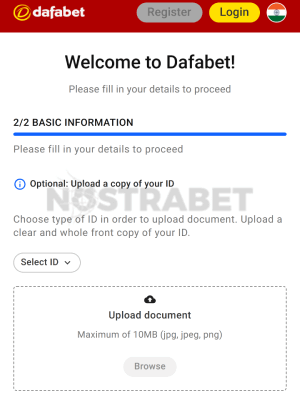 Dafabet bonus code enter
