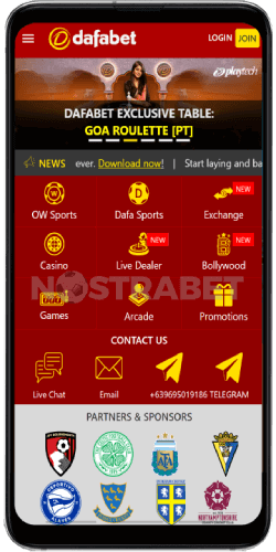 dafabet mobile app India