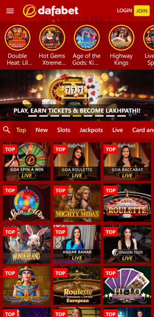 Dafabet mobile casino