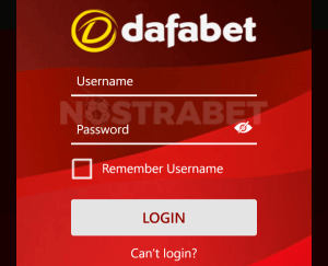 Dafabet mobile login