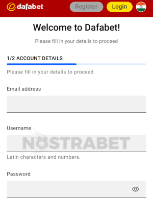 Dafabet mobile registration