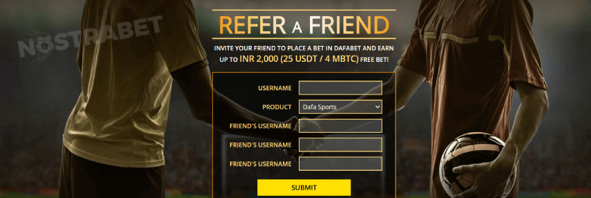 Dafabet refer a friend