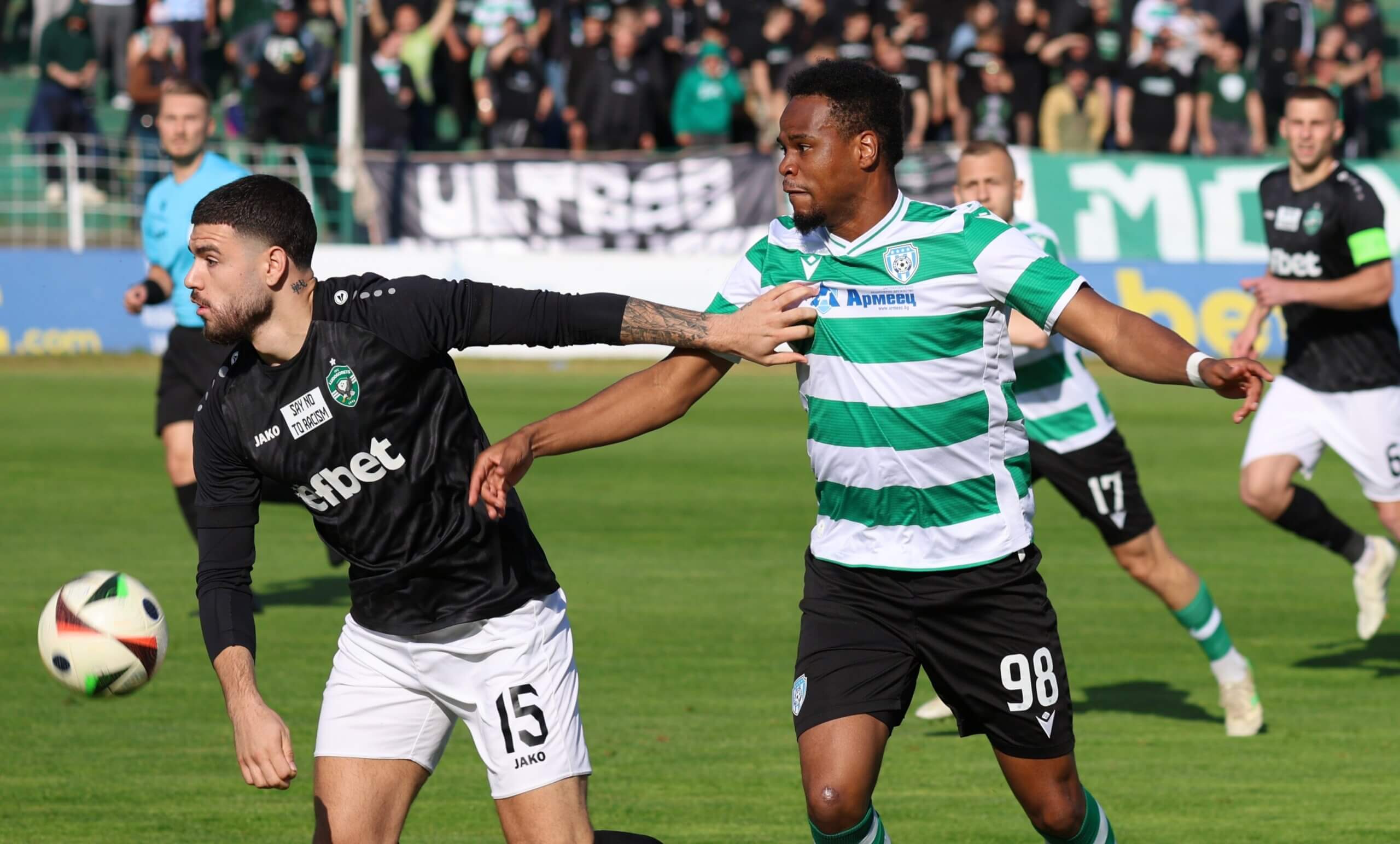 Дерик Осей, Иван Йорданов, Черно море - Лудогорец