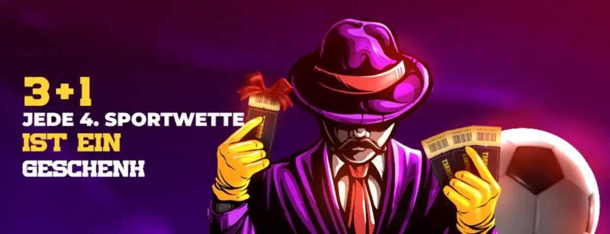 Donbet 3+1 Gratiswette