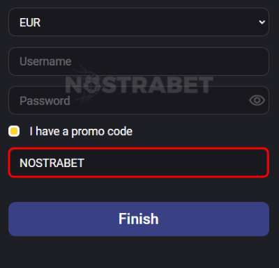 Donbet bonus code enter