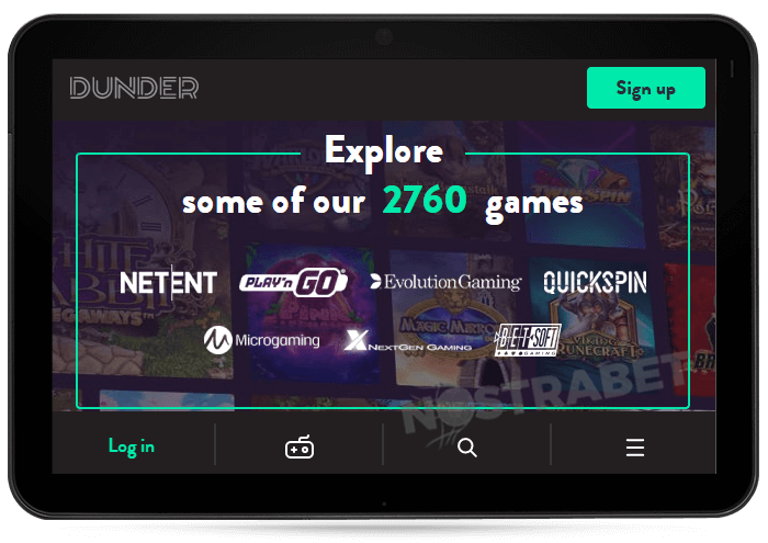 Dunder Mobile Site