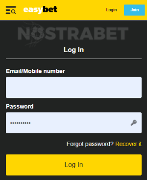 easybet login