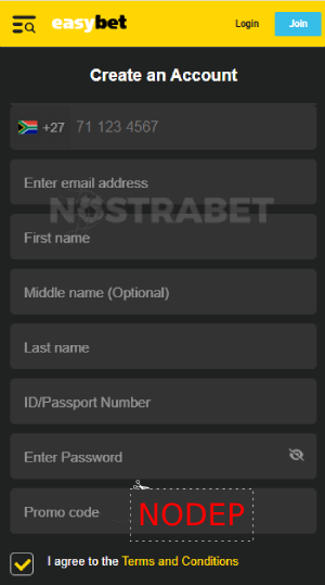 easybet registration