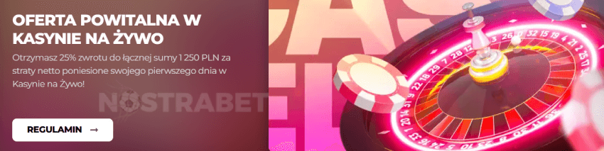 bonus powitalny w kasynie na żywo EnergyCasino