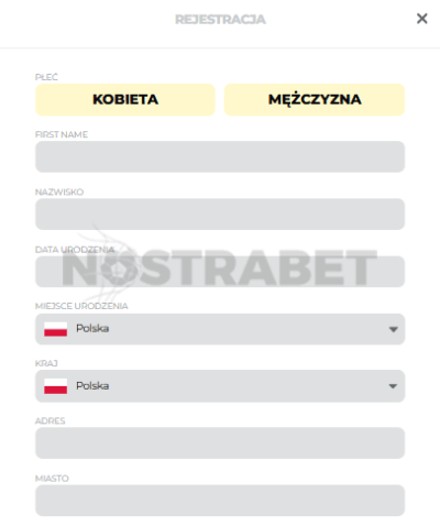 Rejestracja w EnergyCasino