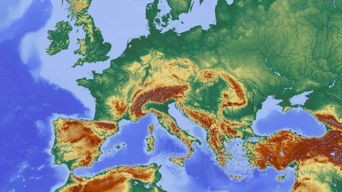 Europe map