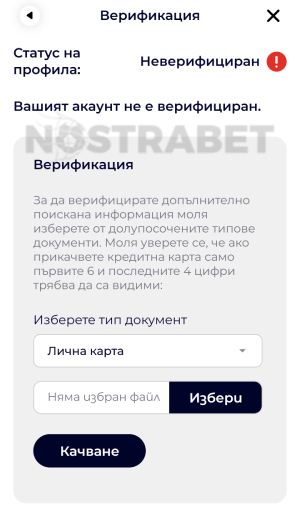 Everbet мобилна верификация