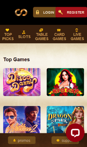 Everum Casino Mobile Screenshot