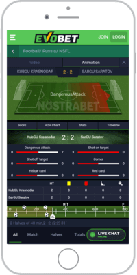 evobet ios app in-play football